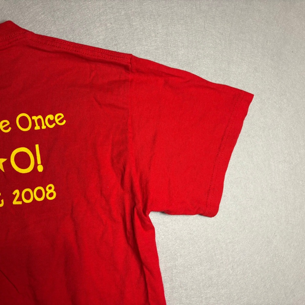 Delta Pro Weight Chi O Sorority Graphic T-Shirt Adult Small Red 2008 - Picture 16 of 16